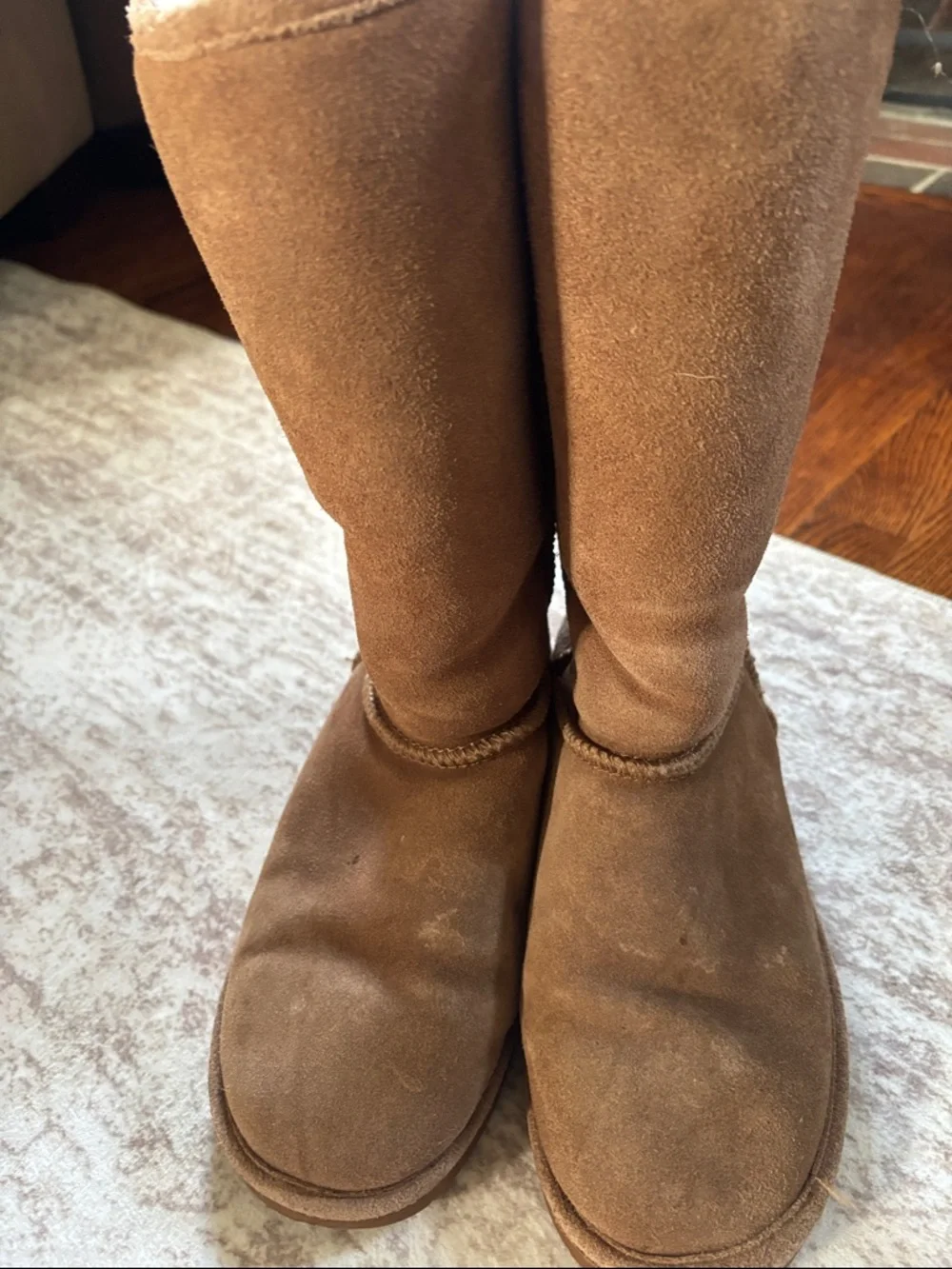 BearPaw Plush Shearling-Lined Boots - Cream - Picture 9 of 12